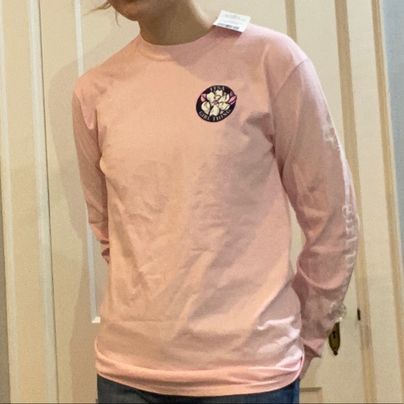 Itsa Girl Thing Pink Owl Cross Long Sleeve Tee - Picture 3 of 7